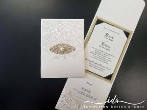 Duet Custom Wedding Invitations from IDS Orange County California