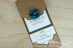 Duet Custom Wedding Invitations from IDS Orange County California