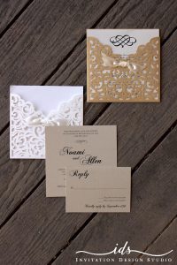 Laser Cut Custom Wedding Invitations