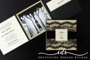 Photo Fold Custom Wedding Invitation