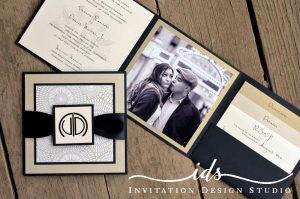 Photo Fold Custom Wedding Invitation