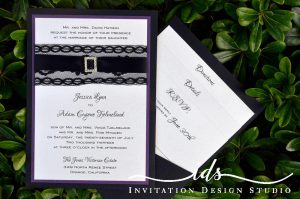 Pocket Cards (portrait) Custom Wedding Invitation