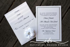 Pocket Cards (portrait) Custom Wedding Invitation