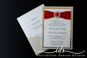 Pocket Cards (portrait) Custom Wedding Invitation