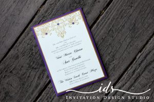 Pocket Cards (portrait) Custom Wedding Invitation