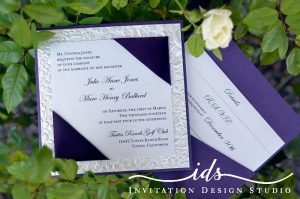 Pocket Cards (landscape and square) Custom Wedding Invitation