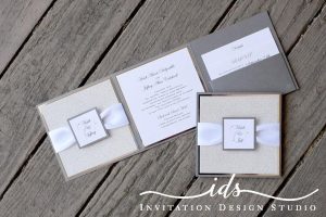 Z-Fold Custom Wedding Invitation