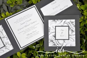 Z-Fold Custom Wedding Invitation