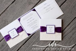 Z-Fold Custom Wedding Invitation