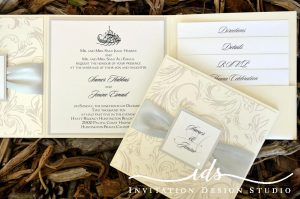 Z-Fold Custom Wedding Invitation